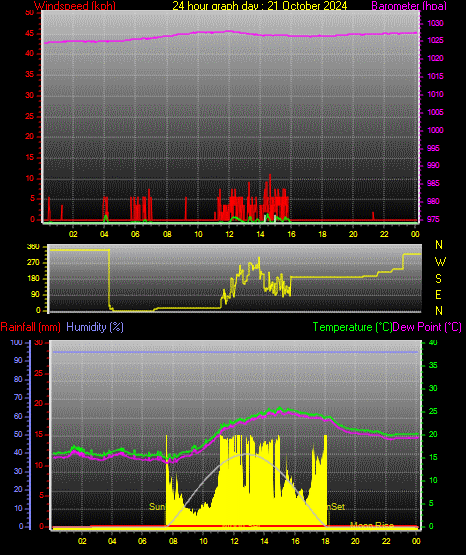 24 Hour Graph for Day 21
